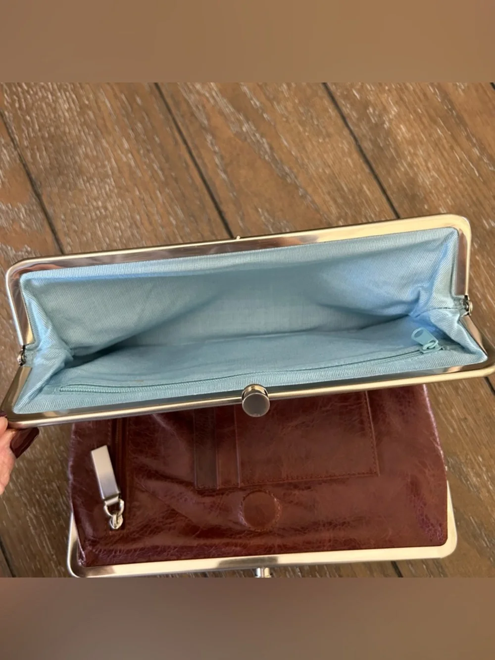 Hobo Kiss Lock Clutch Wallet